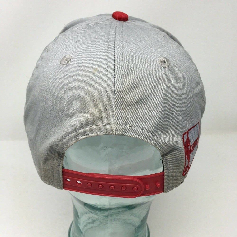 Chicago Bulls Windy City Baseball Cap NBA Gray Red New Era Size M/L Snapback Hat - Picture 5 of 12
